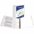 Avery TouchGuard View 3 Ring Binder, White, 8 1/2" Width x 11" Length, AVE17143