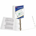 Avery TouchGuard View 3 Ring Binder, White, 8 1/2" Width x 11" Length, AVE17142