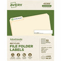 Avery EcoFriendly File Folder Label, Matte, 1500 / Box, AVE45366