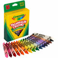 Crayola Triangular Anti-roll Crayons, Assorted, 1 Box, CYO524016