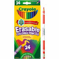 Crayola Erasable Colored Pencils, 3.3 mm, 24 / Pack, CYO682424