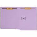 Smead Straight Tab Cut Letter Recycled Fastener Folder, Lavender, 8 1/2" Width x 11" Length, 50 / Box, SMD25540