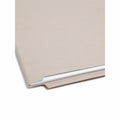 Smead Straight Tab Cut Letter Recycled Fastener Folder, Gray, 8 1/2" Width x 11" Length, 50 / Box, SMD25849