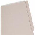 Smead Straight Tab Cut Letter Recycled Fastener Folder, Gray, 8 1/2" Width x 11" Length, 50 / Box, SMD25849