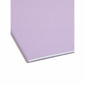 Smead 1/3 Tab Cut Letter Recycled Fastener Folder, Lavender, 8 1/2" Width x 11" Length, 50 / Box, SMD12440