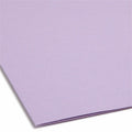 Smead 1/3 Tab Cut Letter Recycled Fastener Folder, Lavender, 8 1/2" Width x 11" Length, 50 / Box, SMD12440