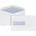 Quality Park Postage Saver Security Tint Window Envelopes, White, 500 / Box, QUA90063