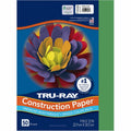 Dixon Ticonderoga Tru-Ray Heavyweight Construction Paper, Holiday Green, 1 Pack, PAC102960