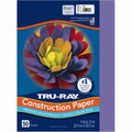 Dixon Ticonderoga Tru-Ray Heavyweight Construction Paper, Violet, 1 Pack, PAC103009