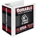 Samsill Durable View Binder, White, 8 1/2" Width x 11" Length, SAM16427