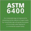 STOUT industrial and commercial grade Products Stout EcoSafe Trash Bags, Green, 1 Carton, STOE2430E85