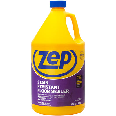 Zep Stain-Resistant Floor Sealer, Blue, ZPEZUFSLR128