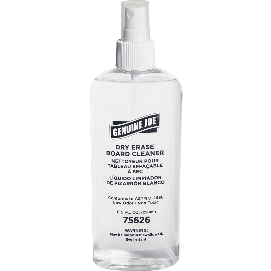 Genuine Joe Dry-erase Board 8 oz. Cleaner, Clear, GJO75626