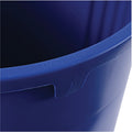 Genuine Joe Heavy-Duty Trash Container, Blue, 32 gal, GJO60464