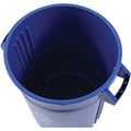 Genuine Joe Heavy-Duty Trash Container, Blue, 32 gal, GJO60464