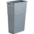 Genuine Joe 23-gallon Space-Saving Waste Container, Gray, GJO60465