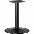 Lorell Essentials Round Conference Table Steel Base, Black, LLR87241