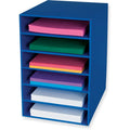 Dixon Ticonderoga Classroom Keepers 6-Shelf Organizer, Blue, PAC001312