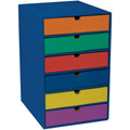 Dixon Ticonderoga Classroom Keepers 6-Shelf Organizer, Blue, PAC001312