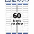 Avery Easy Peel Address Labels, 2/3"x1-3/4" 1,500 Labels (5195), White, 1 Pack, AVE5195