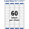 Avery Easy Peel Address Labels, 2/3"x1-3/4" 1,500 Labels (5195), White, 1 Pack, AVE5195