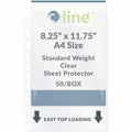 C-Line A4 Size Top-Loading Sheet Protectors, Clear, 8 1/4" Width x 11 3/4" Length, 50 / Box, CLI08037