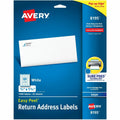 Avery Easy Peel Inkjet Return Address Labels, White, 1500 / Pack, AVE8195