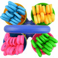 Acme United Westcott Teachers Scissors Caddy with 24 pieces 5" Kids Anit-Microbial Blunt Scissors, Assorted, ACM14755