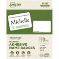 Avery Eco-friendly Premium Name Badge Labels, Matte, 1 Box, AVE45395