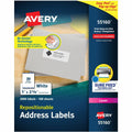 Avery Address Labels, Matte, 1 Box, AVE55160