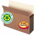 Smead Straight Tab Cut Letter Recycled File Pocket, Redrope, 8 1/2" Width x 11" Length, 10 / Box, SMD73206