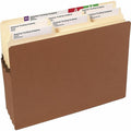 Smead Straight Tab Cut Letter Recycled File Pocket, Redrope, 8 1/2" Width x 11" Length, 10 / Box, SMD73206
