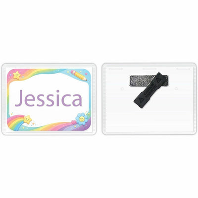 C-Line Laser/Inkjet Magnetic Name Badge Holder Kit, 20 / Box, CLI92943