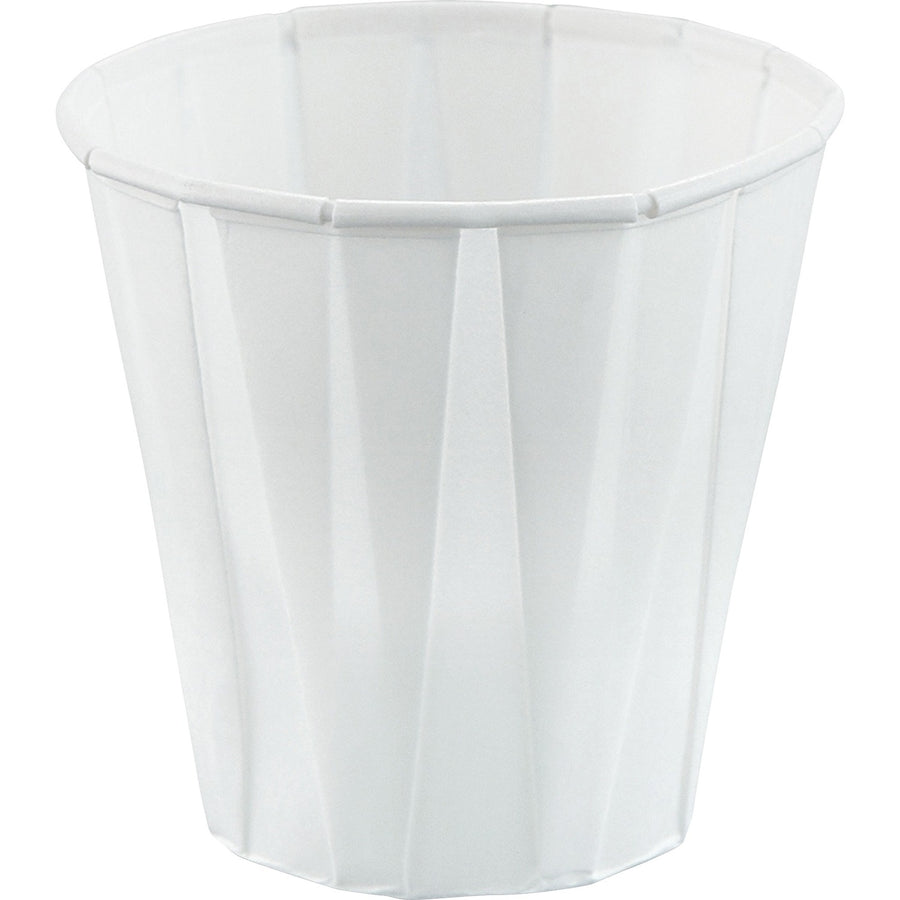Solo 3.5 oz Treated Paper Souffle Portion Cups, White, 3.50 fl oz, 100 / Pack, SCC4502050