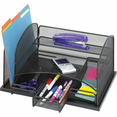 Safco Onyx 3-Drawer Desktop Organizer, Black, SAF3252BL