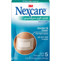 3M Nexcare Soft Cloth Premium Adhesive Gauze Pad, White, 3 / Box, MMMH3564