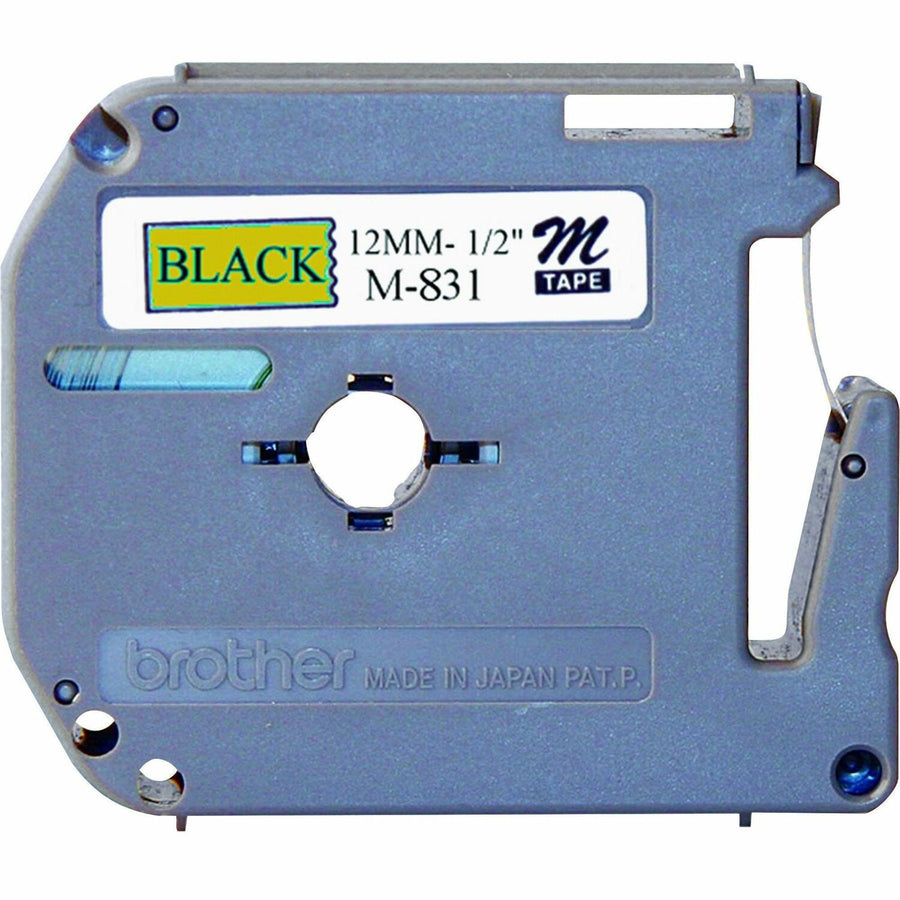 Brother P-touch P-touch Nonlaminated M Series Tape Cartridge, Black, /BX 3BX/BD 2BD/CT — view 1