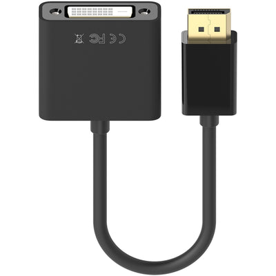 Belkin DisplayPort to DVI Adapter, M/F, 1080p, Black, BLKF2CD005B