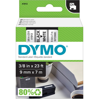 Newell Dymo D1 Electronic Tape Cartridge, White, DYM41913