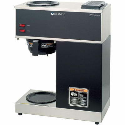 Bunn-O-Matic BUNN VPR12-Cup Pourover Coffee Brewer with 2 Warmers, Stainless Steel, BUN332000000