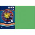 Dixon Ticonderoga Tru-Ray Heavyweight Construction Paper, Festive Green, 1 Pack, PAC103038