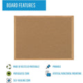 Bi-silque S.A MasterVision Earth Series Recycled Cork Bulletin Boards, BVCSB1420001233
