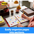 3M Post-it Durable Tabs, Blue, 1 Pack, MMM686-RYBT