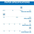 International Paper Company Hammermill Premium Color Copy Paper - White, 8 1/2" x 14", 500 / Ream, HAM102475