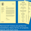 International Paper Company Hammermill Colors Recycled Copy Paper - Canary, 8 1/2" x 14", 10 / Pack, HAM103358