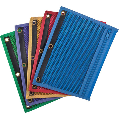 TOPS Oxford Zipper Binder Pockets, Assorted, 7 1/2" Width x 10 1/2" Length, 12EA/CT 4080CT/PL — view 1
