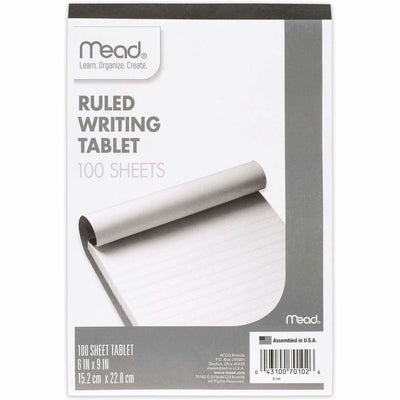 ACCO Mead Ruled Writing Tablet, 6" x 9", MEA70102
