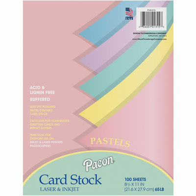 Dixon Ticonderoga Pacon Parchment Card Stock, Pastel Lilac, 8 1/2" x 11", 1 Pack, PAC101315