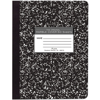 Roaring Spring Paper Products Roaring Spring Unruled Hard Cover Composition Book, 9 3/4" x 7 1/2", ROA77260