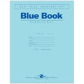 Roaring Spring Paper Products Roaring Spring 8 - sheet Blue Examination Book - Letter, 8 1/2" x 11", 50 / Pack, ROA77517